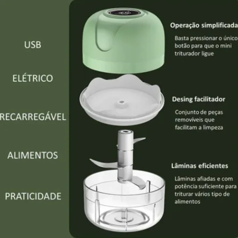 Mini Processador Elétrico