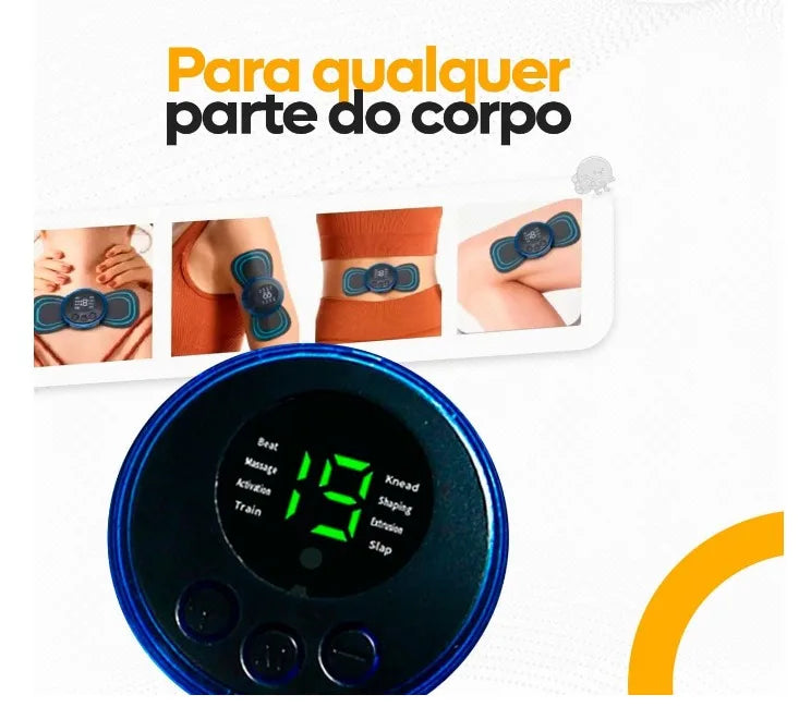 Mini Massageador Elétrico Portátil